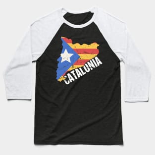 Independence For Catalonia | Catalunya Country & Flag Baseball T-Shirt